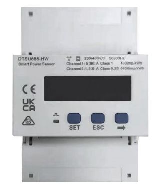 HUAWEI - Compteur d'énergie (intrusif) - Triphasé - 80A - DTSU666-HW